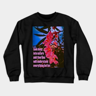 Nature Explorers - Beautiful Oleander Flowers Crewneck Sweatshirt